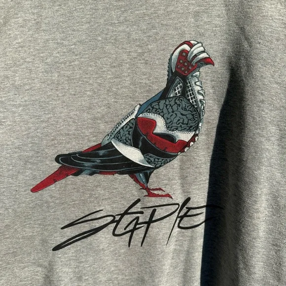 Jeff Staple Gray Graphic Men's Sweater - Picture 3 of 5